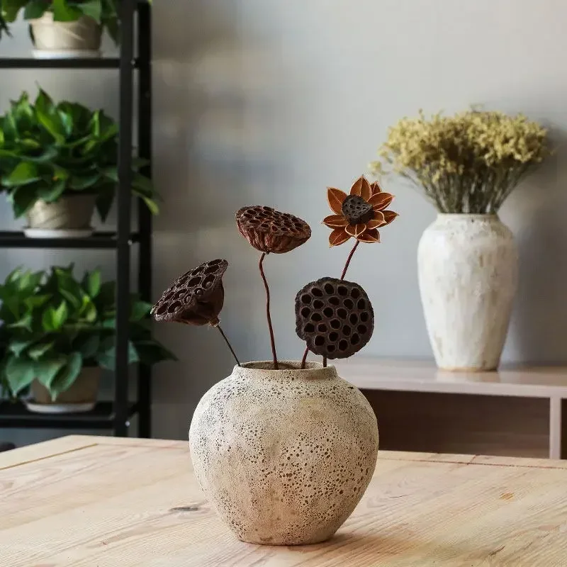 vase rétro en céramique pour fleurs et décoration - Image 8