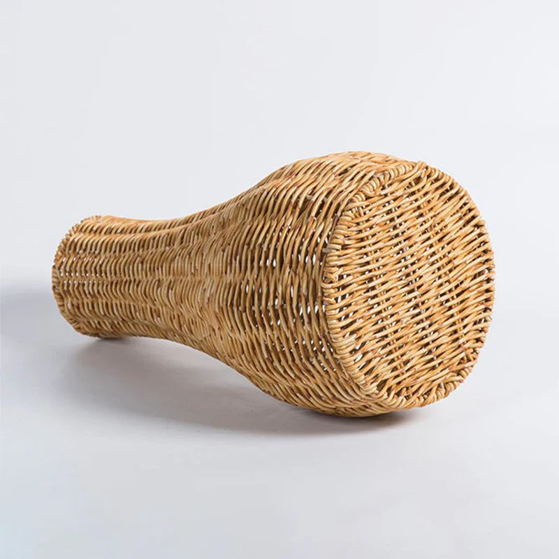 vase tissé à la main en imitation rotin pour fleurs et plantes décoratives - Image 5