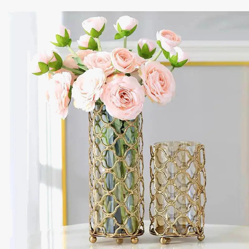 vases en verre creux pour décoration florale moderne et multifonctionnelle - Image 3