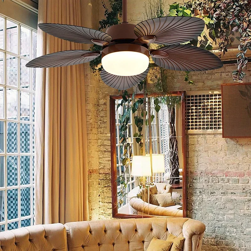 ventilateur de plafond industriel avec lampe japonaise rétro - Image 3