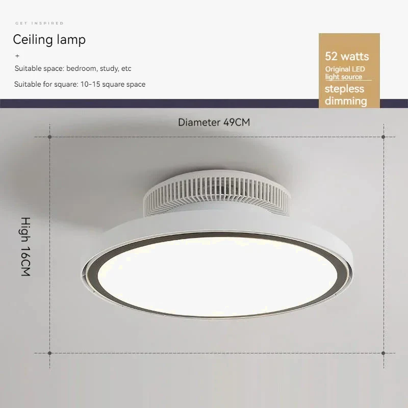 ventilateur de plafond moderne avec éclairage led réglable et stérilisation - Image 7