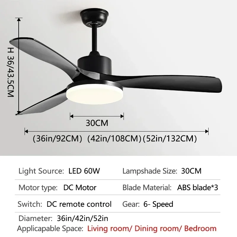 ventilateur moderne avec télécommande pour intérieur design - Image 11