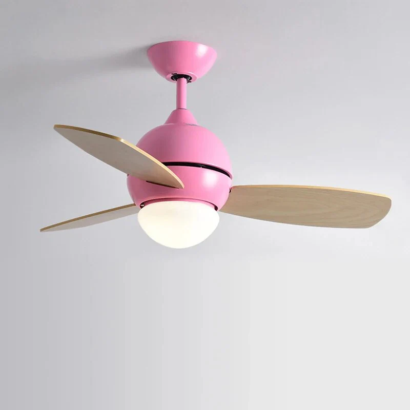 ventilateur plafond macaron télécommande 36'' lumière chambre enfant créative - Image 13