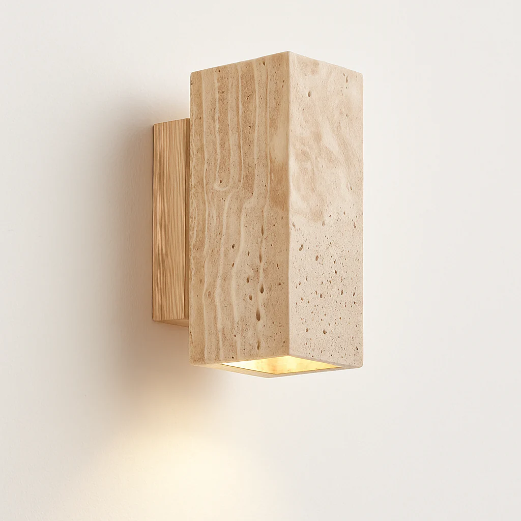Wabi Sabi – applique murale Led en marbre jaune - Image 7