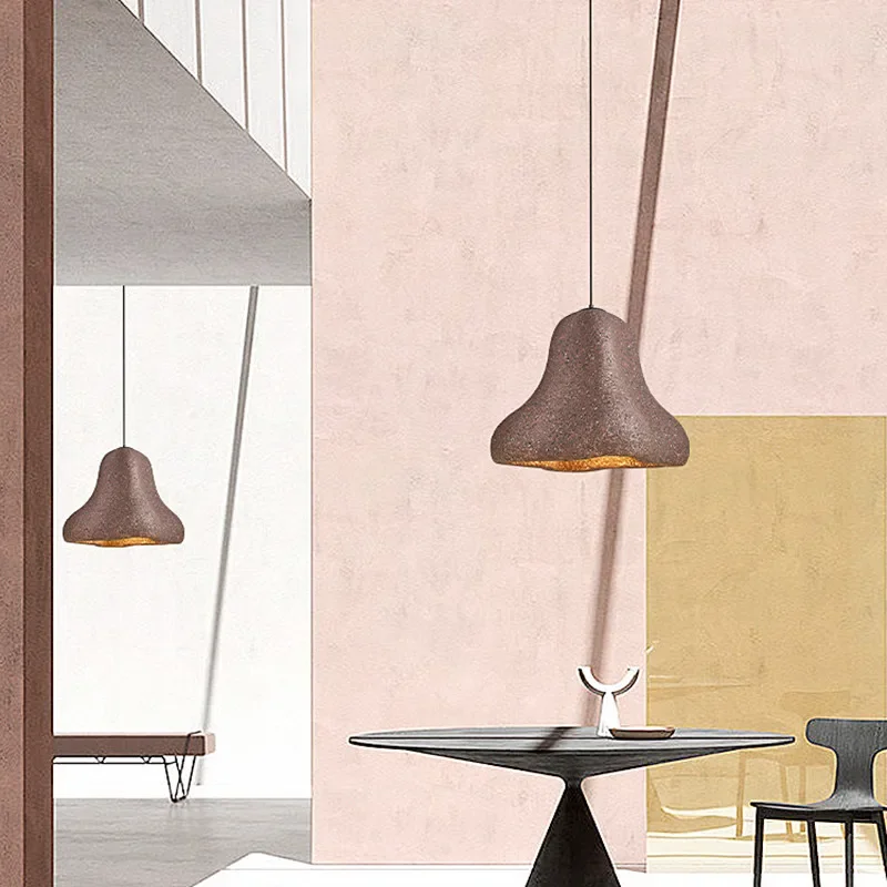 Wabi Sabi Restaurant LED Chandelier Personality Bar Island Table Lamp Nordic Designer Living Room Exhibition Hall Pendant Lights - Image 2