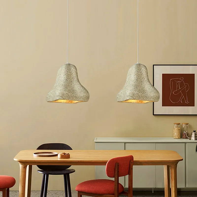Wabi Sabi Restaurant LED Chandelier Personality Bar Island Table Lamp Nordic Designer Living Room Exhibition Hall Pendant Lights - Image 3