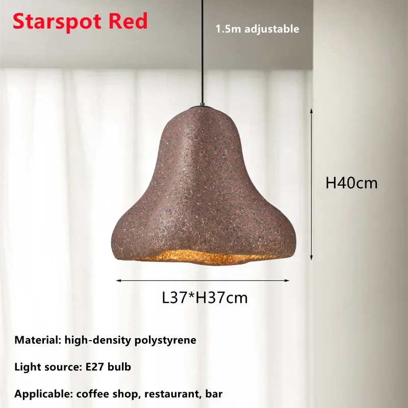 Wabi Sabi Restaurant LED Chandelier Personality Bar Island Table Lamp Nordic Designer Living Room Exhibition Hall Pendant Lights - Image 9