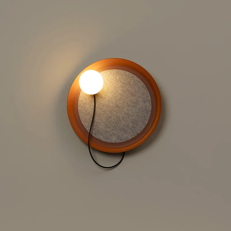 wabi-sabi style Creative adjustable bedroom, bedside, living room wall lamp, Spanish designer wall hanging lamp - Image 4