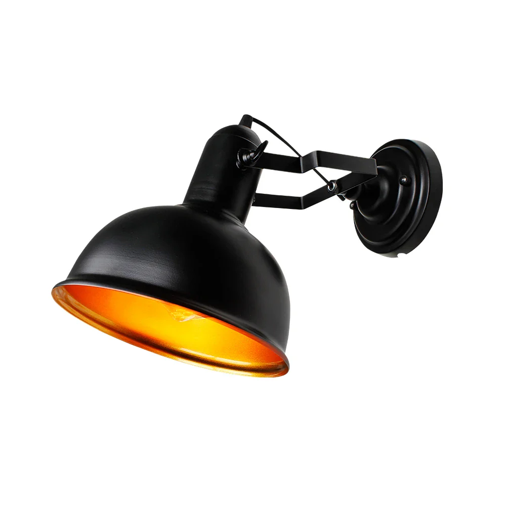 wall lamp,Industrial vintage wall light,Iron Retro sconce,Bracket adjustable,E27,CE certification,90-260V,max 60W,16x21.5cm(DxA) - Image 8