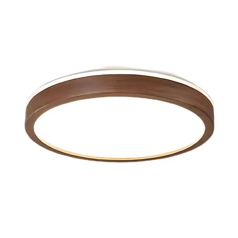 Walnut Wood Ceiling light, Wabi-sabi Simple Modern Vintage style, Bedroom lighting for Bathroom, Bedroom, dining room, Study - Image 6