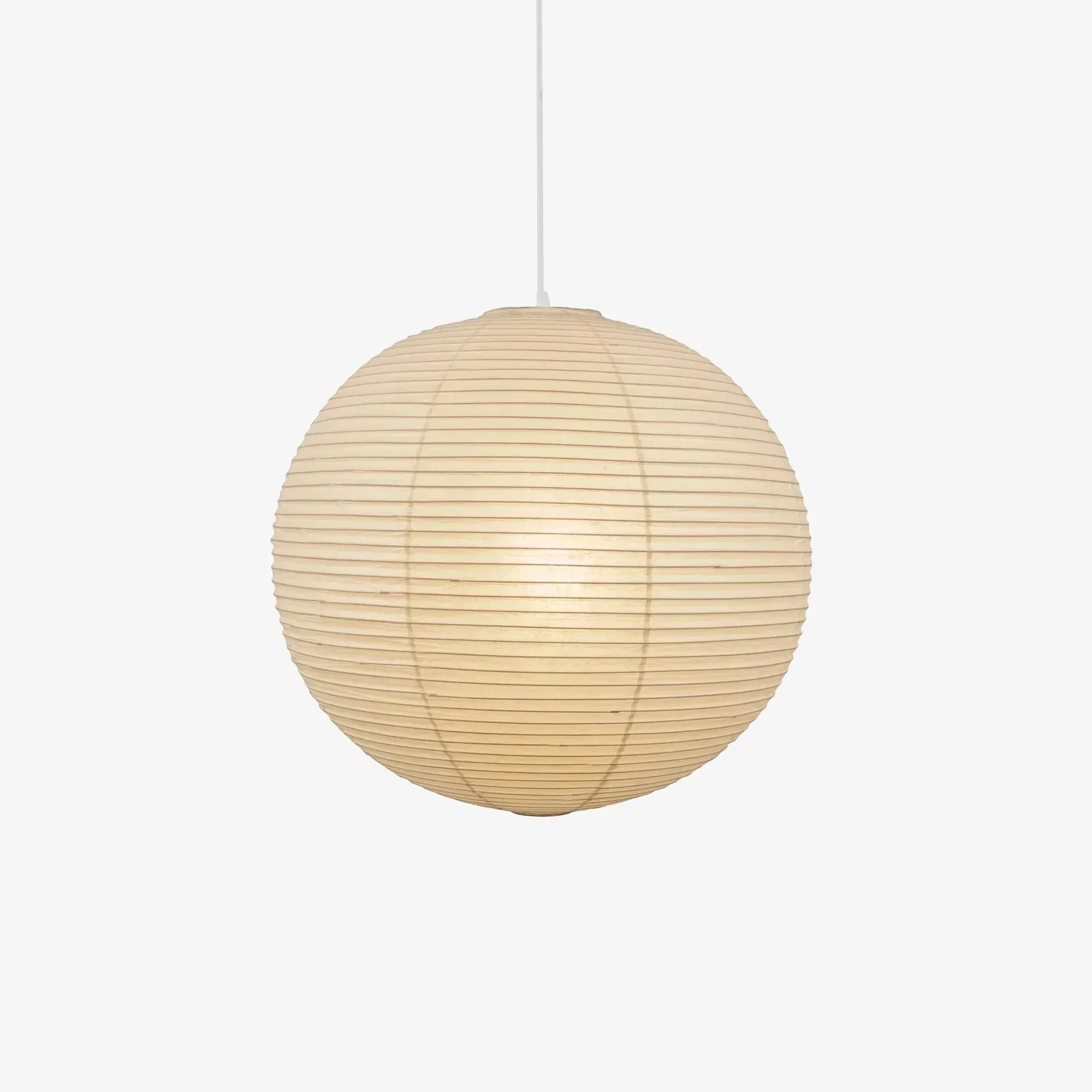 Washi Paper Pendant Lights Round Suspension Chandelier Hanging Lamp for Living Room Bedroom