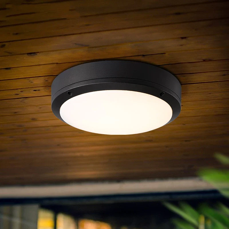 (WECUS) Outdoor Moisture/Anti-mosquito Ceiling Light, LED Villa Courtyard Corridor/Balcony/Aisle/Bathroom/Kitchen Ceiling Light - Image 3